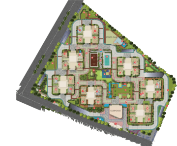 Master Plan in 3 BHK Apartment at Western Springs, Puppalaguda – for Sale