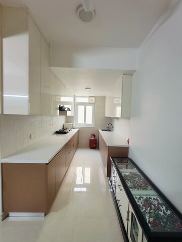 Kitchen in 3 BHK Builder Floor at Ansal Sushant Apartments, Sushant Lok I – for Rent
