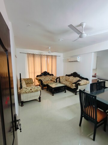 Living Room in 3 BHK Builder Floor at Ansal Sushant Apartments, Sushant Lok I – for Rent