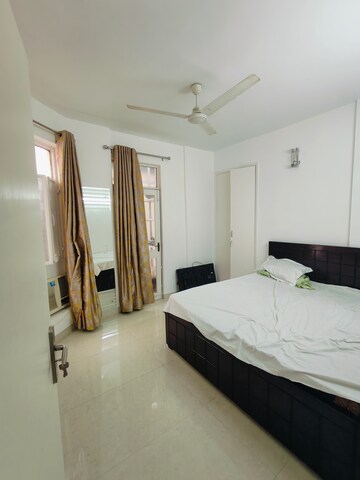 Bedroom in 3 BHK Builder Floor at Ansal Sushant Apartments, Sushant Lok I – for Rent