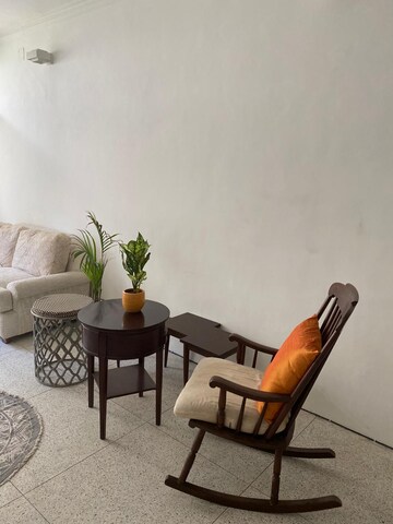Living Room in 2.5 BHK Apartment at Greater Kailash I – for Rent