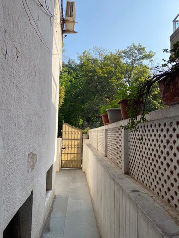 Balcony in 2.5 BHK Apartment at Greater Kailash I – for Rent