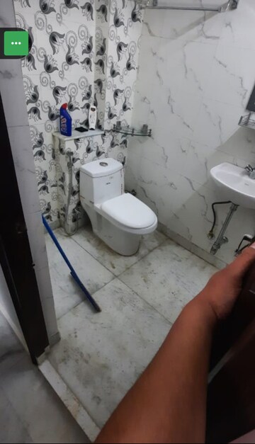 Bathroom in 1 BHK Builder Floor at East Of Kailash – for Rent