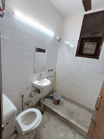 Bathroom in 2 BHK Builder Floor at Malviya Nagar – for Rent