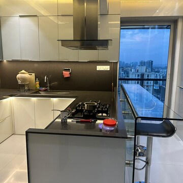 Kitchen in 4 BHK Apartment at Sheth Avalon, Laxmi Nagar – for Sale