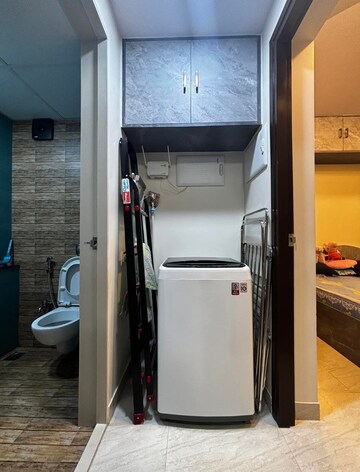 Kitchen in 1 BHK Apartment at Lodha Crown Quality Homes, Majiwada – for Rent
