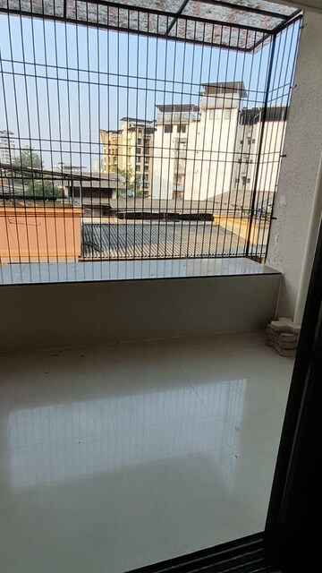 Balcony in 1 BHK Apartment at Minakshi Vastu Heritage, Thakurli – for Rent