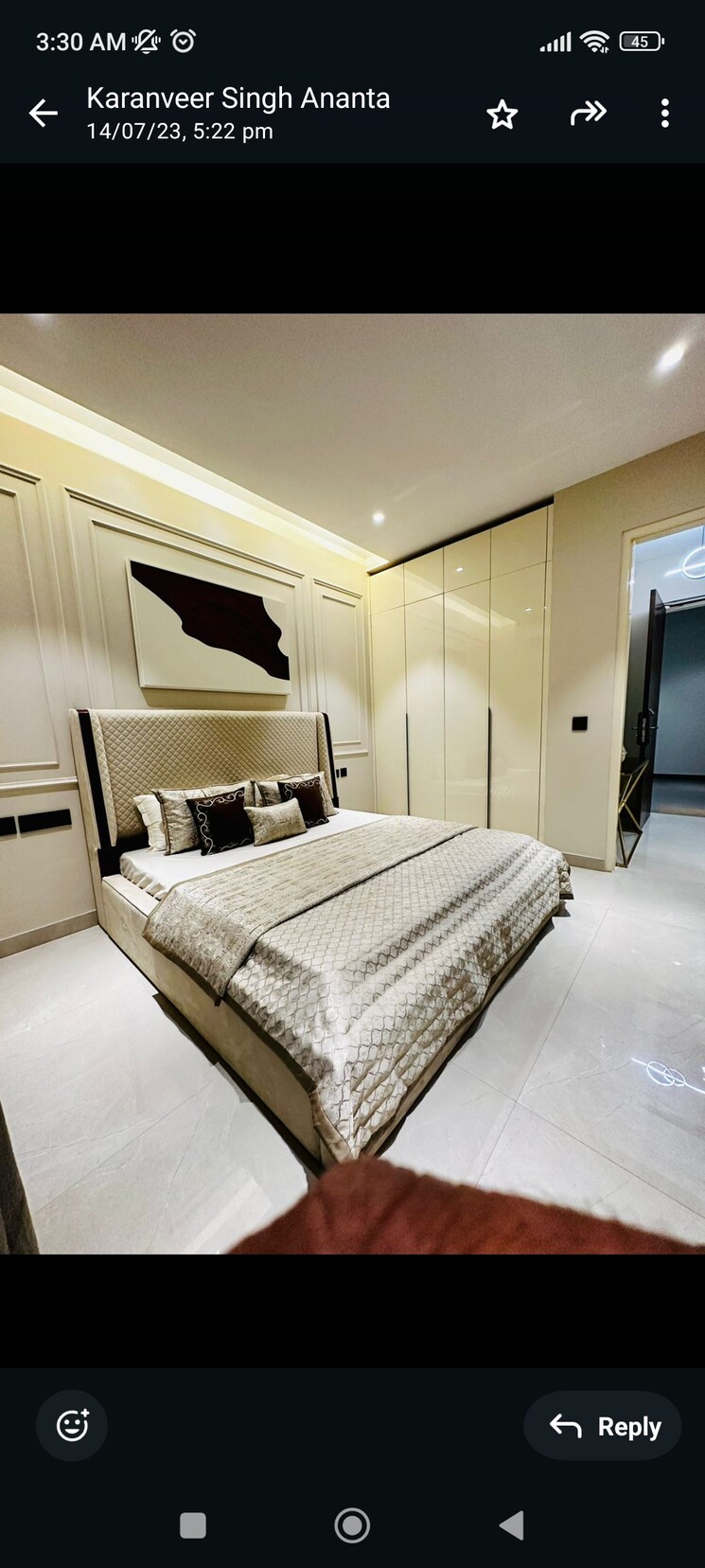 Master Bedroom, the-ananta-aspire 3 Bedroom 1853 Sq.Ft. Apartment In Utrathiya Zirakpur 8024639