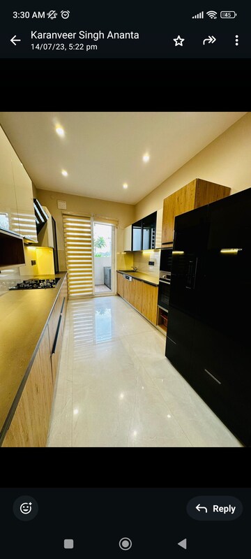 Kitchen in 3 BHK Apartment at The Ananta Aspire, Utrathiya – for Sale