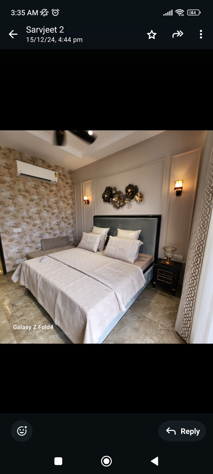 Bedroom, the-suman-marvelous 3 Bedroom 1745 Sq.Ft. Apartment In Ramgarh Bhudda Zirakpur 8024644