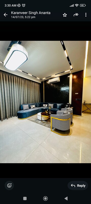 Living Room in 3 BHK Apartment at The Suman Marvelous, Ramgarh Bhudda – for Sale