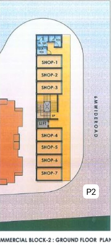 Floor Plan in  Shop at Signature Global Proxima, Sector 89 – for Sale