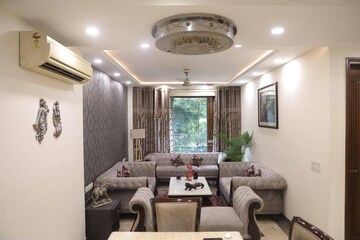 Living Room in 3 BHK Apartment at Saket – for Rent