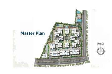 Master Plan in 3 BHK Apartment at SBR One Residence, Whitefield – for Sale
