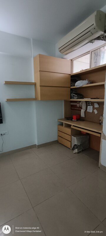 Staircase in 3 BHK Apartment at Eros Woodbury Tower, Charmwood Village – for Sale