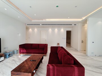 Living Room in 3 BHK Apartment at Bhartiya Leela Residences, Thanisandra Main Road – for Rent