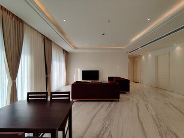 Living Room in 3 BHK Apartment at Bhartiya Leela Residences, Thanisandra Main Road – for Rent