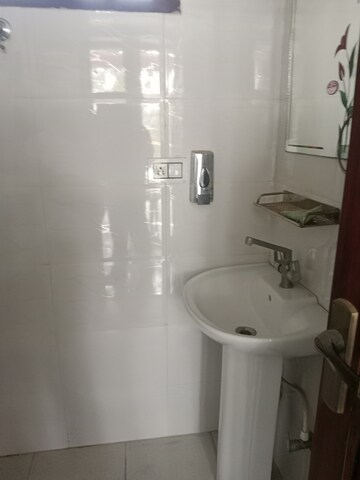 Bathroom in 2 BHK Builder Floor at Ansals Sushant City – for Rent