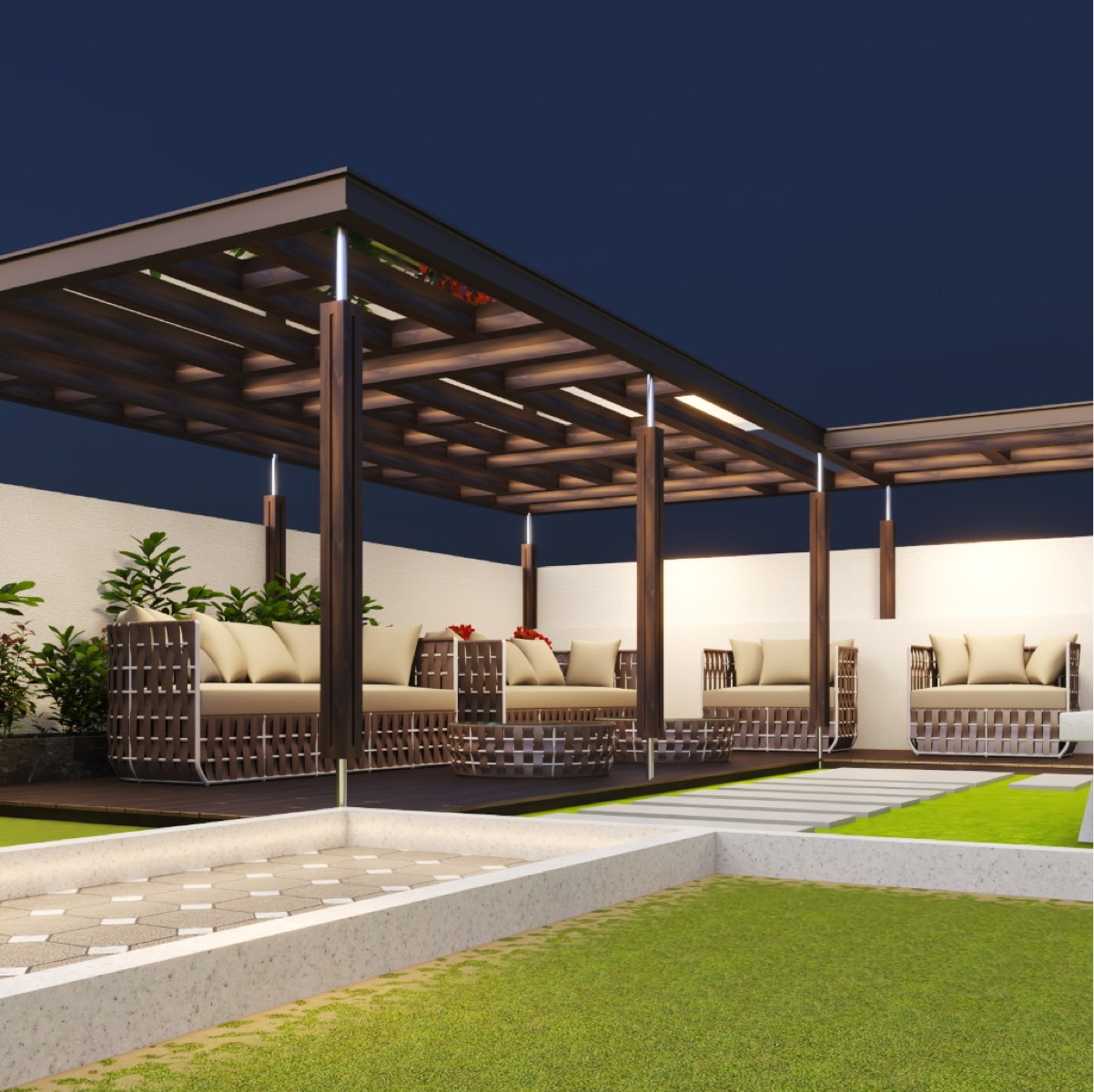 2 BHK + Pooja Room 1200 Sq.Ft. Apartment in Indiabulls Greens