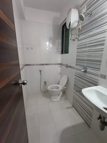 Bathroom in 2 BHK Apartment at Akashganga Complex Kavesar, Kavesar – for Rent