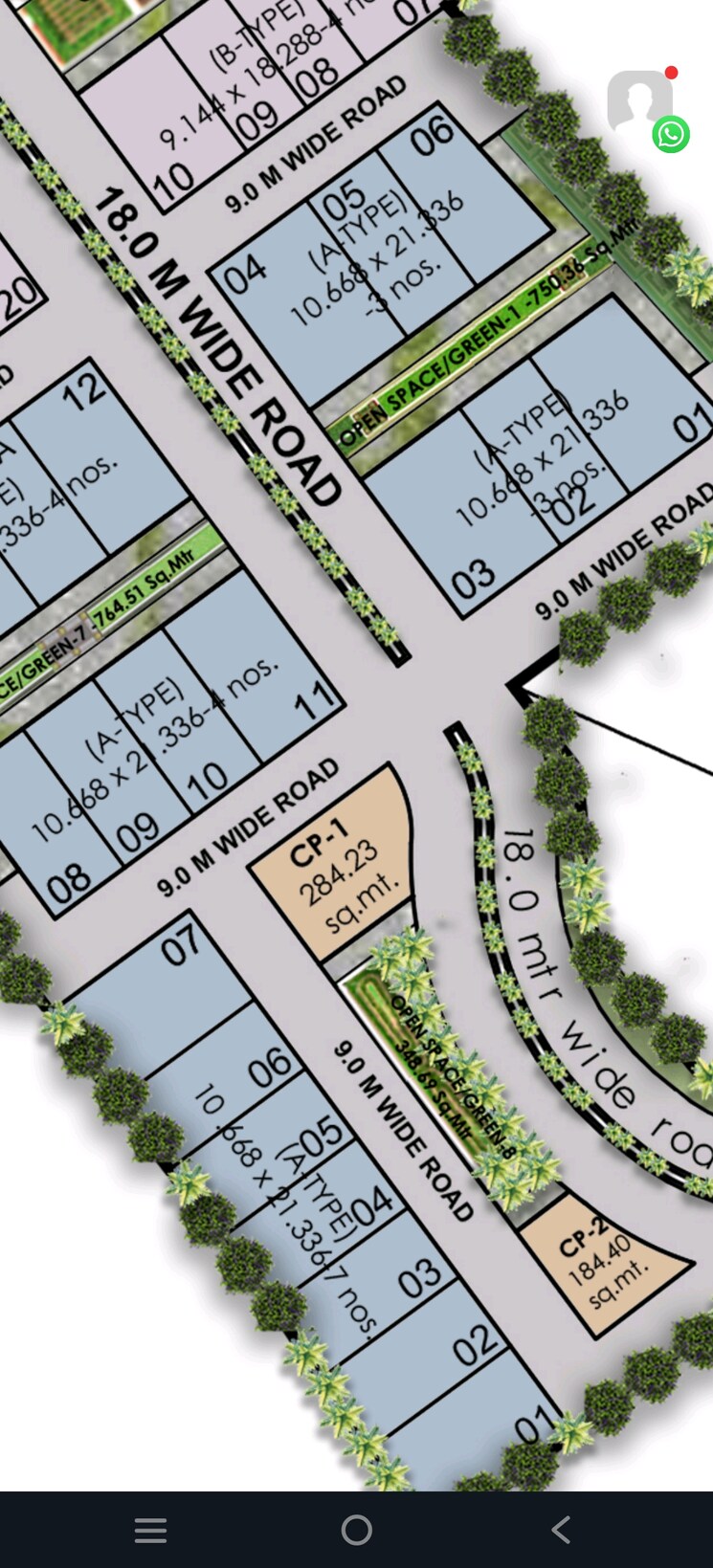 Map Location, amrawati-midtown  302 Sq.Yd. Plot In Sultanpur Road Lucknow 8025916