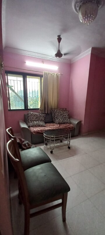 Living Room in 1 BHK Apartment at Krishna Greenland Park Vastu Federation, Ghodbunder Road – for Rent