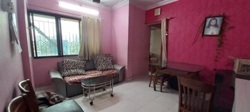 Living Room in 1 BHK Apartment at Krishna Greenland Park Vastu Federation, Ghodbunder Road – for Rent