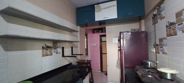 Kitchen in 1 BHK Apartment at Krishna Greenland Park Vastu Federation, Ghodbunder Road – for Rent