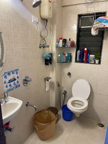 Bathroom in 1 BHK Apartment at Smgk Associates Residency, Jogeshwari West – for Rent