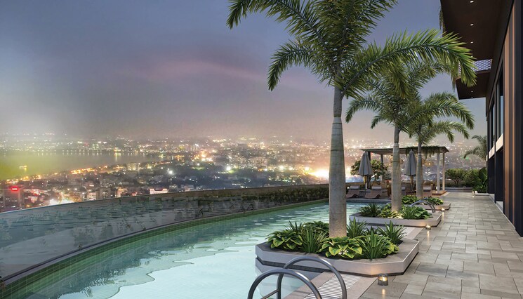 Balcony, meenakshi-elysia 4 Bedroom 4109 Sq.Ft. Apartment In Gun Foundry Hyderabad 8026020