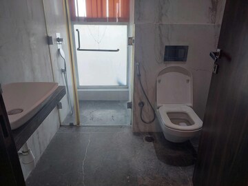 Bathroom in 3 BHK Apartment at Avighna One Avighna Park, Lower Parel – for Rent