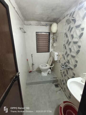 Bathroom in 2 BHK Apartment at Happy Valley, Manpada – for Rent