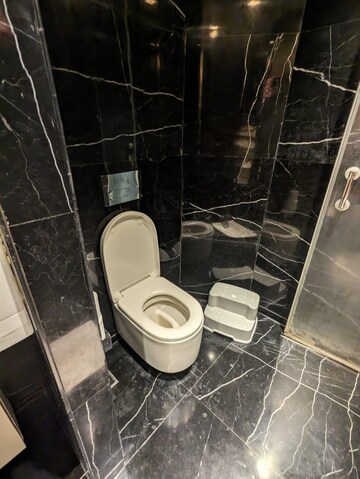 Bathroom in 3 BHK Apartment at Lodha The World Towers World One Tier 2, Worli – for Rent