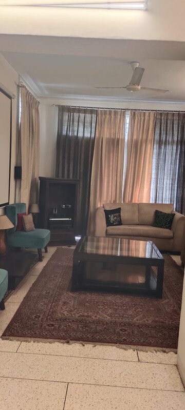 Living Room in 3 BHK Builder Floor at Kohli One Malibu Town Plot, Sector 47 – for Rent