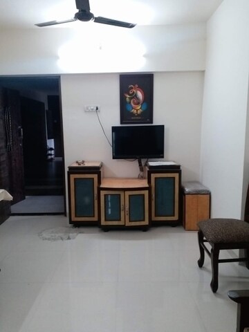 Living Room in 1 BHK Apartment at Rosa Elite, Bhayandarpada – for Rent