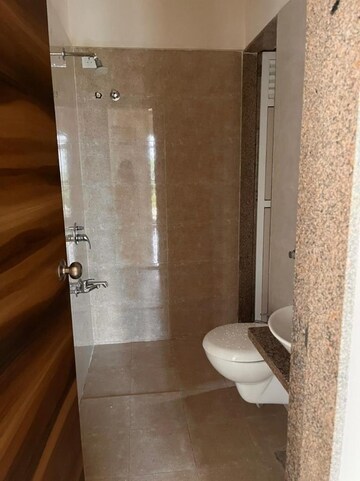 Bathroom in 1 BHK Apartment at Rosa Gardenia, Ghodbunder Road – for Rent