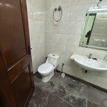 Bathroom in 2 BHK Builder Floor at Kotla Mubarakpur – for Rent
