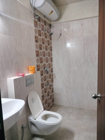Bathroom in 2 BHK Apartment at Nandan Spectra, Balewadi – for Rent