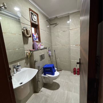 Attached Bathroom in 3 BHK Builder Floor at Malviya Nagar – for Sale