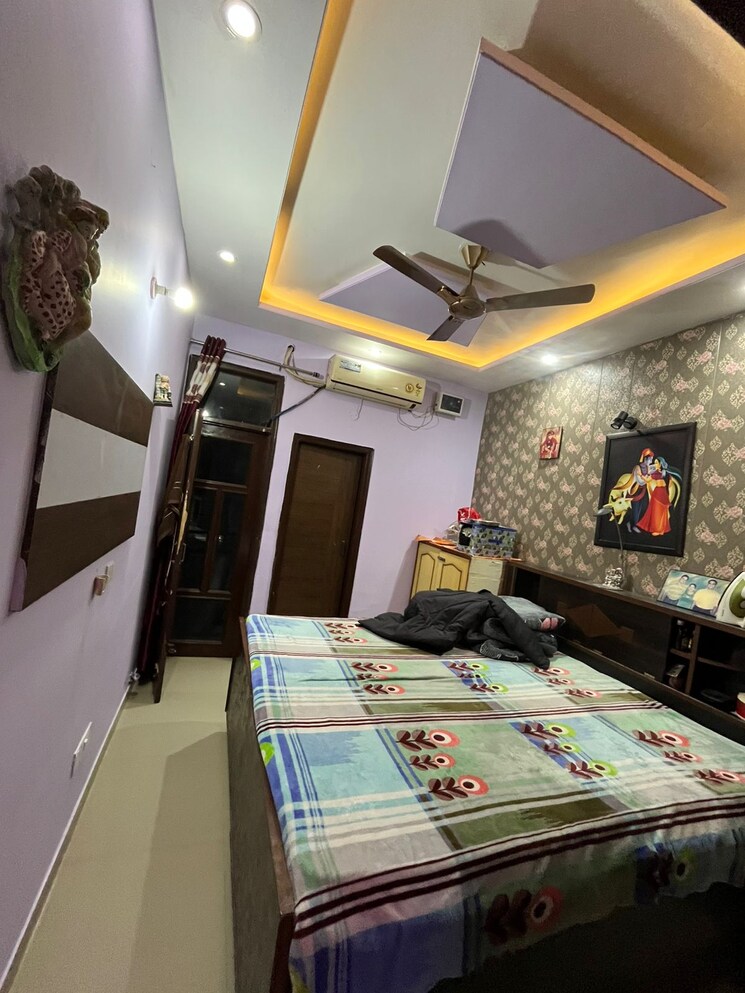 Bedroom, ms-enclave-zirakpur 3 Bedroom 1100 Sq.Ft. Builder Floor In Dhakoli Village Zirakpur 8026478