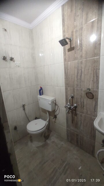 Bathroom in 2 BHK Builder Floor at Mehrauli – for Rent