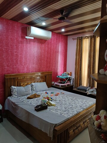 Bedroom in 3 BHK Apartment at Sushma Elite Cross, Dhakoli Village – for Sale