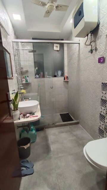 Bathroom in 3 BHK Builder Floor at Palam Vihar Residents Association, Palam Vihar – for Rent