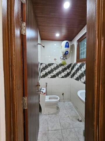 Bathroom in 3 BHK Builder Floor at Gyan Khand – for Rent