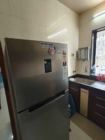 Kitchen in 1 BHK Apartment at Rashmi Star City, Naigaon East – for Rent
