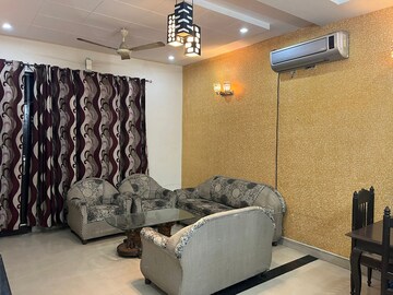 Living Room in 2 BHK Builder Floor at Guru Nanak Enclave, Dhakoli Village – for Rent