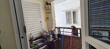 Staircase in 3 BHK Apartment at Aparna Sarovar Zenith, Nallagandla – for Rent
