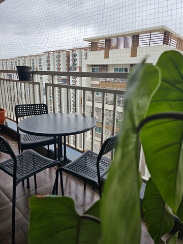 Staircase in 3 BHK Apartment at Aparna Sarovar Grande, Nallagandla – for Rent