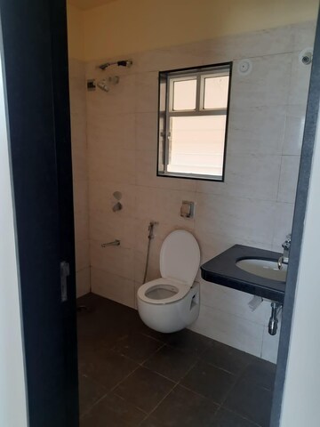 Bathroom in 2 BHK Apartment at Nyati Evolve 1, Magarpatta City – for Rent