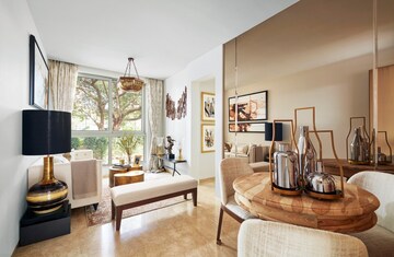 Living Room in 4 BHK Apartment at Lodha Woods, Kandivali East – for Sale